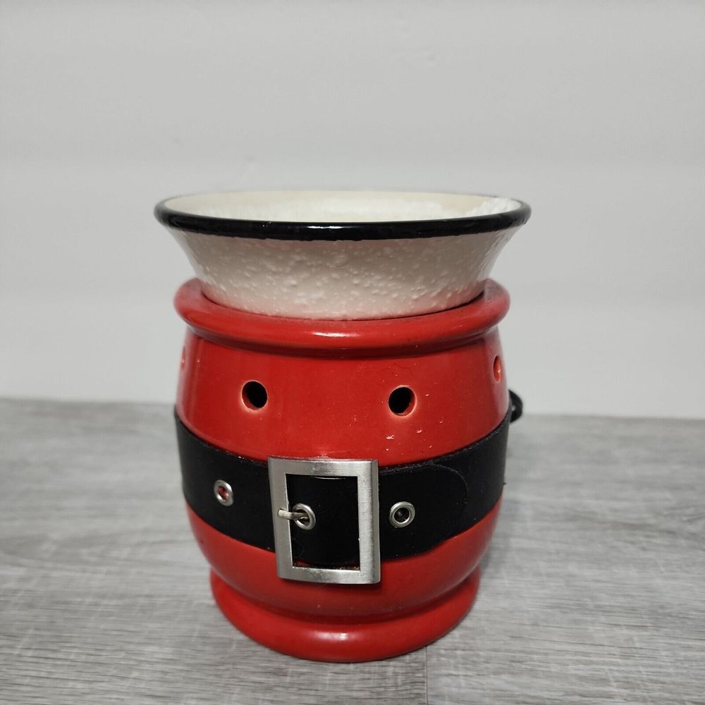 Scentsy Oil Wax Warmer Jolly‎ Santa Retired Christmas Holiday Warmer